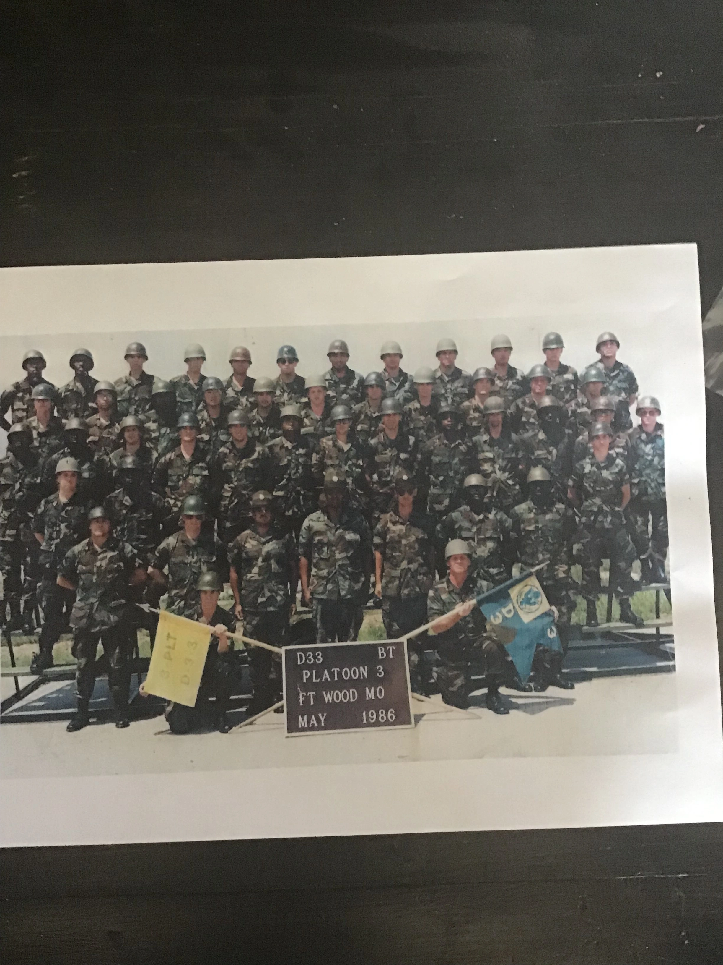 D33 Platoon 3, Fort Leonard Wood May 1986