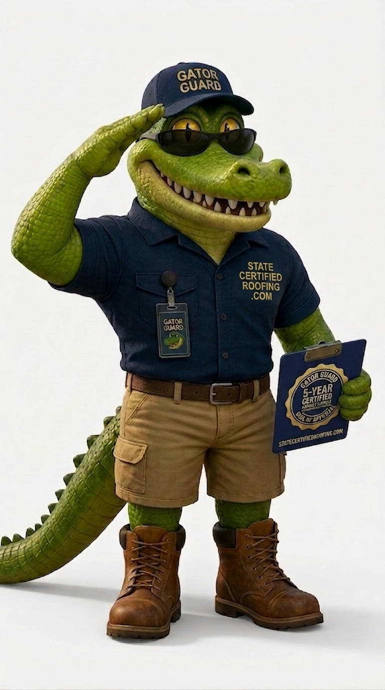 GatorGuard protecting a Florida home