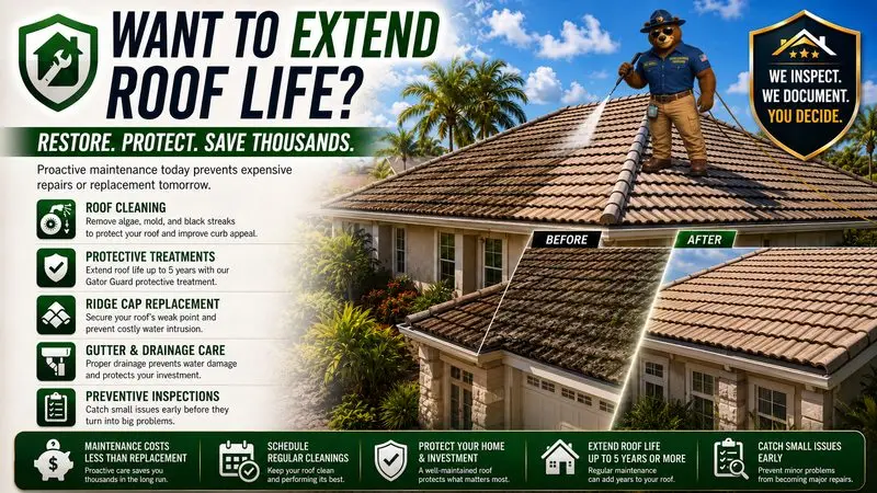 Extend roof life rejuvenation The Villages FL