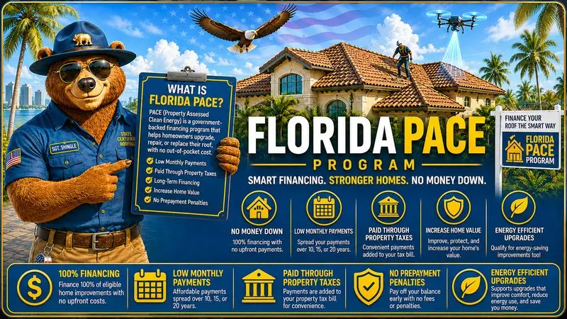 Florida PACE program roof financing Marion County