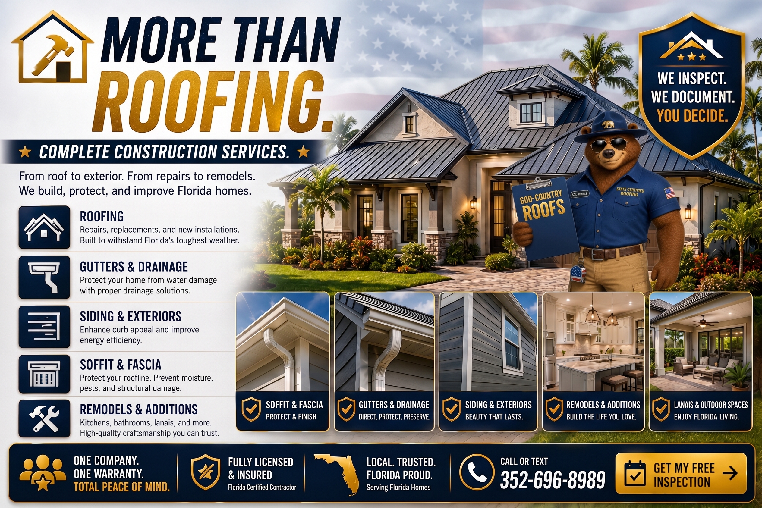 New Roof Installation - State Certified Roofing