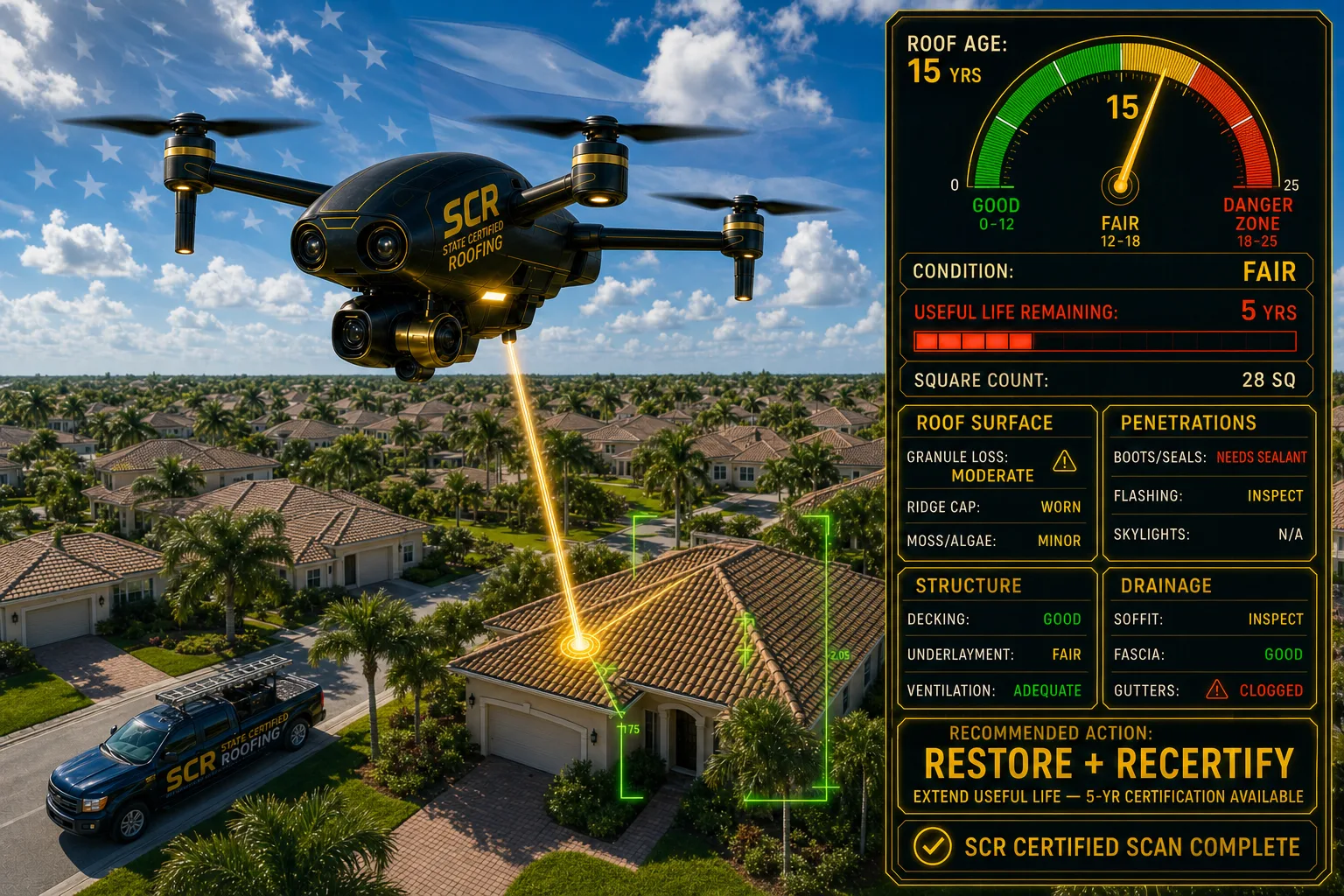 roof inspection for insurance certification Florida