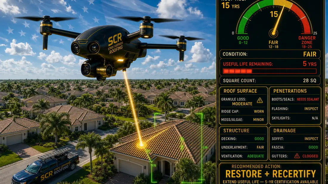 Drone roof inspections across Marion, Lake & Sumter counties