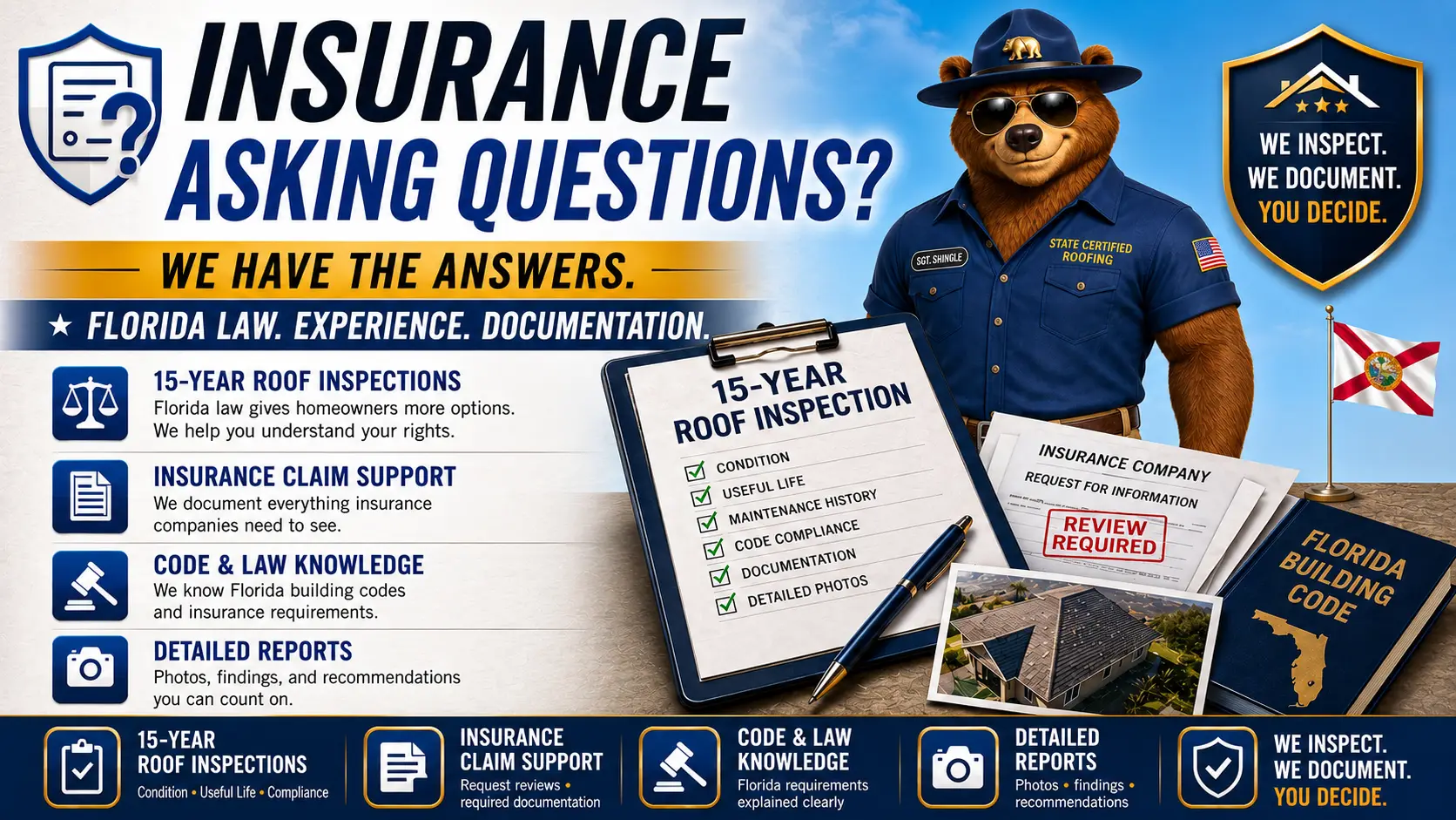 Roof Insurance Claim Help | State Certified Roofing — The Villages, FL