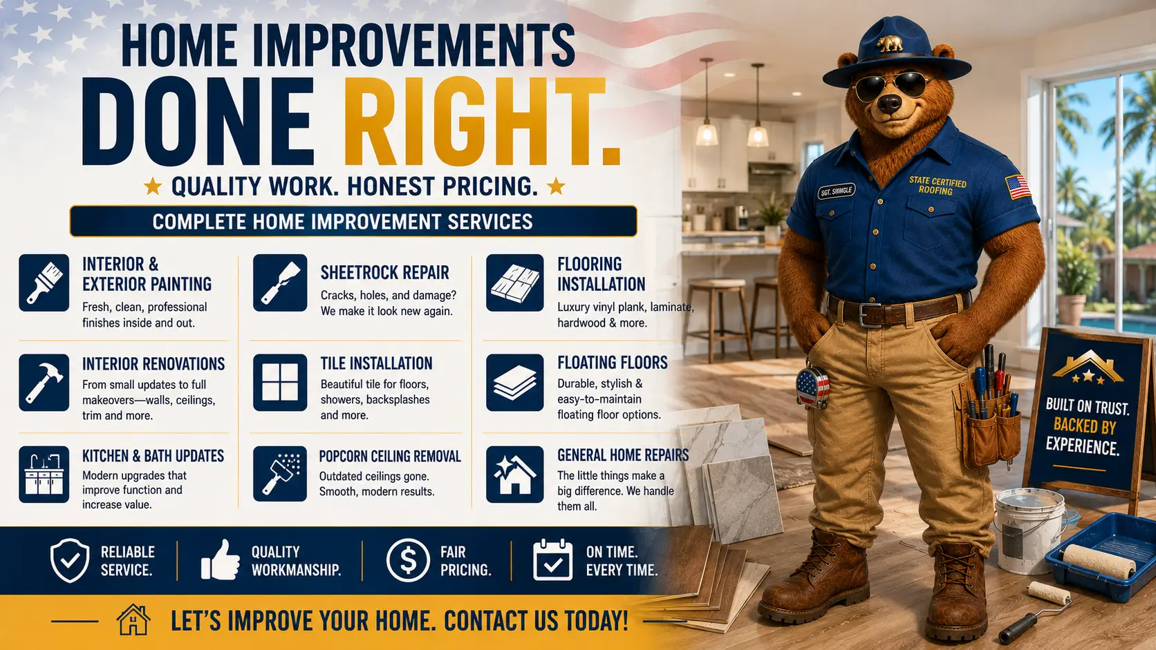 Home Improvements — State Certified Roofing